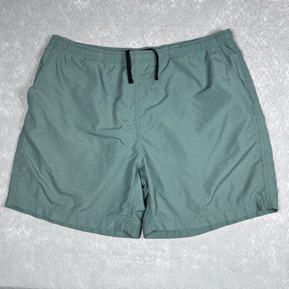 Duluth Trading Co Board Short Men Size Medium Green Swim Trunk Liner-less - Picture 1 of 11
